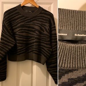 Proenza Schouler size M zebra sweater